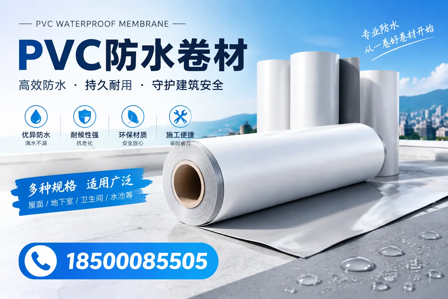如何选择适合的PVC防水卷材？专家为您解答内江的需求